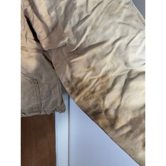 Vintage Carhartt Jacket Mens 52R Duck Canvas J02 BRN Barn Coat Distressed Y2K - Picture 6 of 12